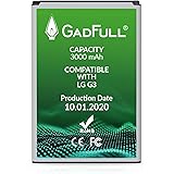 GadFull Battery compatible with LG G3 | 2020 Production Date | Corresponds to The Original BL-53YH | Compatible with LG G3 D8