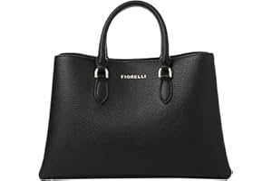 Fiorelli Women's Emery Large Satchel Bag, Stylish Handbag with Grab Handles & Crossbody Strap