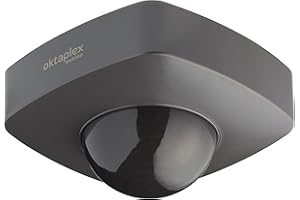 OKTAPLEX MOTION Oktaplex Tim Präsenzmelder 360° Bewegungsmelder Aussen IP65 PIR-Bewegungssensor anthrazit 230V Motion Sensor