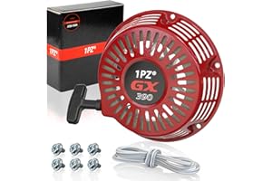 1PZ FPS-X39 Démarreur à rappel Recoil Starter Pull Start Remplacement pour Honda GX340 GX390 GX610 GX620 188F 11hp 13hp 28400-ZEE3-W01ZA Générateur Moteur Lanceur Démarreur à Tirer Démarrage à Recul