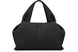 CHAMAIR Kleine Handtasche Damen Umhängetasche Ledertasche Damen-Henkeltaschen Dumpling Crossbody Bag Moden PU Leder Geldbörse Handtaschen mit Abnehmbarer Schultergurt