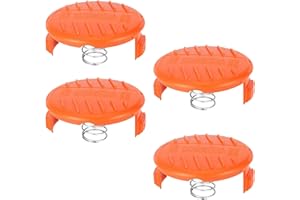 XLKJ 4 Pezzi Copri Bobina，Bobine per Decespugliatori Coperchio per Rocchetto