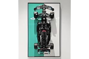 WETCEAOM Cadre Mural pour Lego Technic Mercedes AMG F1 W14 E Race Car 42171, Tableau d'affichage mural pour Lego les amateurs, taille : 75x45 cm（sans modèle）