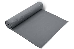 FAIRWAYUK PVC Yoga Mat 6mm Non-Slip, Thick Large Exercise Mats, Eco Friendly with Carry Straps for Pilates, Fitness, Men, Women 183 x 61 x 0.6cm