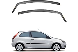 ISPEED Wind Deflectors for Ford Fiesta MK6 2002-2008 3-Door Hatchback 2pc Set - In Channel Type