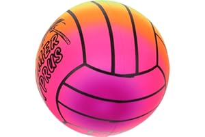 TOYANDONA Ballon De Volley Gonflable Arc-en-Ciel 6 Pouces PVC Léger pour Jeux Piscine Plage Extérieur Intérieur Enfants Activités Sportives