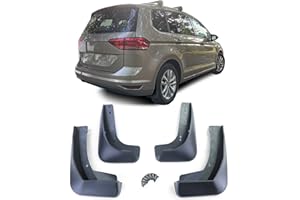 ‎TENZO-R Schmutzfänger Set vorne und hinten Schwarz für VW Touran 2 5T Vorfacelift 15-21
