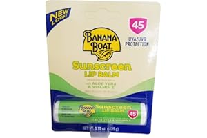 Banana Boat Aloe Vera with Vitamin E Sunscreen Lip Balm SPF 45