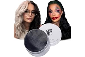 RUIBAVYA Cire Capillaire Colorée Hommes et Femmes Cire Coloration Temporaire Cheveux Cire de Couleur de Cheveux Soluble Dans l'eau Cire Capillaire Naturelle