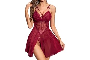 RSLOVE Damunderkläder, sexig outfit, delad babydoll, sexiga underkläder för kvinnor