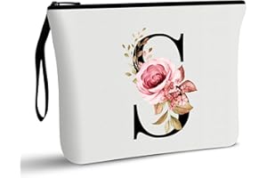 Vavabox A-Z Personalisierte Kosmetiktasche-Geburtstagsgeschenke für Frauen, Mütter, Beste Freundinnen und Brautjungfern (S)