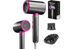 Suszarka do włosów AIUNAOM Iony 2400W, idealna do podróży, użytku domowego i salonów