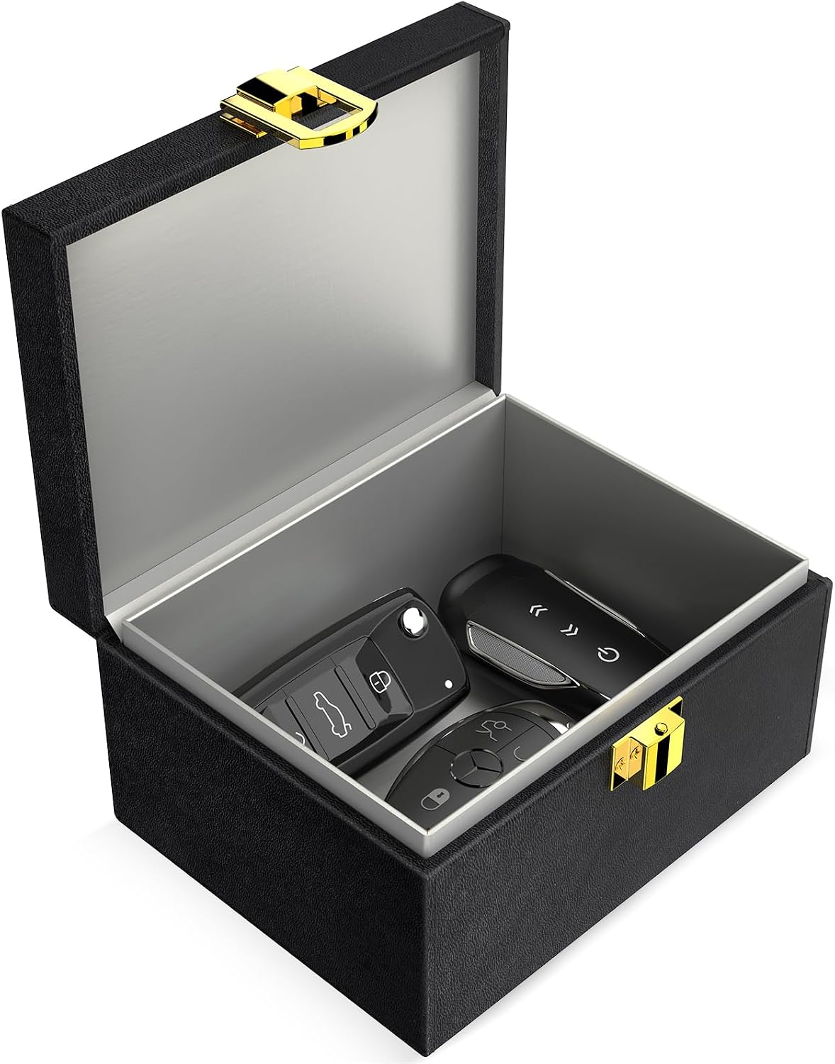 lanpard Faraday Box for Car Keys, Keyless Signal Blocking Anti-Theft Key Protector Signal Blocking Box
