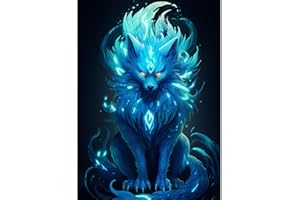 XIANGPICA 5D Diamond Painting Kits Completo,Volpe Crystal Punto Croce Rhinestone Diamond Embroidery Art and Craft Pictures Pittura Accessori, Bambini, Decorazioni da Parete