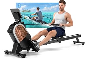 ‎CHAOKE CHAOKE Rudergerät für Zuhause, 2026 Neues Upgrade Leises Magnetisches Rudergerät, App-Kompatibel, 16 Widerstandsstufen, Verbesserte Doppelschienen für Mehr Stabilität, Belastbar bis 160KG