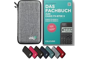 CALCUSO Zubehör Standardpaket Hellgrau kompatibel für Taschenrechner Casio FX-82DE X (Deutsch)