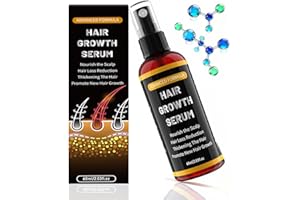 AISISREE Haarwachstum Serum Spray Für Männer/Frauen, Haarwachstum beschleunigen, haarausfall frau Verhindern, Mit Rosmarinöl, Rizinusöl Und Biotin Haaröl Wachstum, Hair Growth Serum, Bartwuchsmittel 60ml