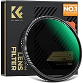 K&amp;F CONCEPT 77 mm Ger&ccedil;ek Renk Değişken ND2-32 ve CPL Filtre ve Ultra D&uuml;ş&uuml;k Yansıma Siyah &Ccedil;apraz Olmayan 1-5 f-Stops HD Nano S