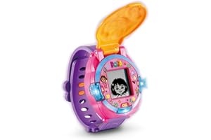 VTech Dora: Time for Learning Adventure Watch, Official Dora Toy with 4 Games, Stopwatch, Timer & Alarm, Educational Gift for Kids 3, 4, 5, 6+ Years, English Version
