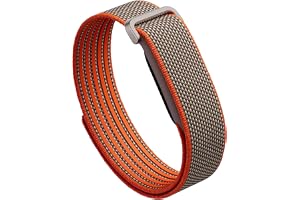 Nylon Band Compatible with Google Fitbit Air, Breathable Replacement Strap with Plastic Buckle, Micro-Adjustable Performance Loop for Screenless Fitness Tracker
