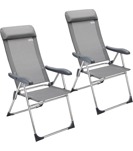 2 Chaises Pliables VidaXL Bambou Et Tissu - Gris Foncé, 60x45x88cm, Jardin/Patio