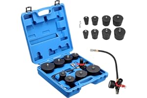 GEARMONSTER Juego de 9 adaptadores para sistema de aire de sobrecarga, juego de intercooler, herramientas de prueba para mangueras de aire de carga, turbocompresores y sistemas de compresor