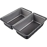 Amazon Basics Nonstick Carbon Steel Bread Pan - 23.5 X 12.7 Cm , Pack of 2