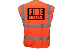 EXPERT WORKWEAR Chaleco de alta visibilidad con logotipo impreso de alta visibilidad