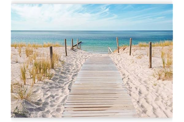 Papier peint murando intissé 350x256 cm Décoration Murale XXL Poster Tableaux Muraux Tapisserie Photo Trompe l'oeil paysage nature mer plage c-A-0054-a-b