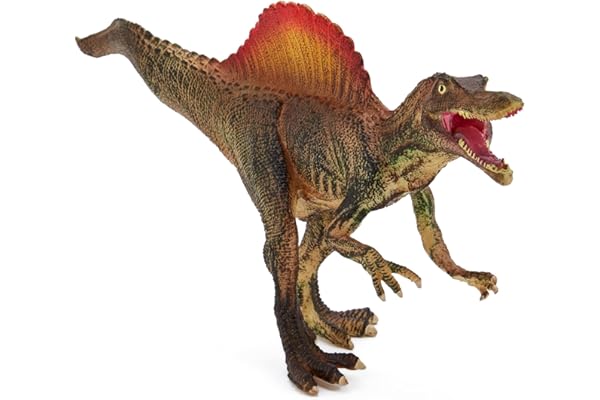 Zappi Co Childrens Spinosaurus Dinosaur Figure Toy (27cm Length) - Collection de Dinosaures réalistes et détaillés pour Les Enfants - Figurines pour Apprendre en Jouant