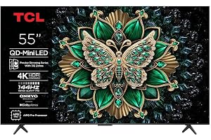 TV TCL 55C6K (2025) 55" QLED-Mini LED UHD 4K