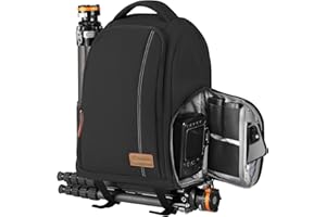 TARION Kamerarucksack Spiegelreflex Fotorucksack Wasserdicht | Leicht und Kompakt | Klein DSLR Rucksack mit 15“ Laptopfach und Regenhaube