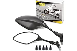 ‎AREA1 Rückspiegel Spiegel Set kompatibel mit Yamaha Aerox, Yamaha Aerox 4, Aerox R (V23)
