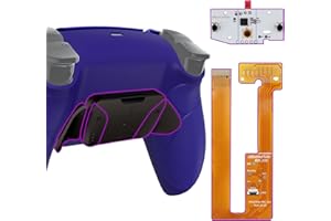 eXtremeRate Real Metal Buttons (RMB) Programable RISE4 Remap Kit para ps5 Modelo BDM-030/040/050 Actualización Board & Carcasa Trasera & 4 Palancas Botones Traseros para ps5 Control