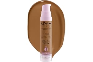 NYX Professional Makeup Bare With Me Serum Corrector, Natural, Cobertura Media, Camel, 9,6ml