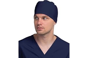DOKTORAM Navy Arbeitskappe, hergestellt für einen komfortablen und professionellen Look für Mitarbeiter im Gesundheitswesen, Einheitsgröße