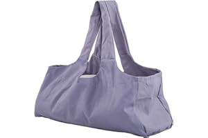 Donfafecuer Yoga Mat Bag Large Capacity Oversized Gym Bag Lightweight Multi-functional Storage Bag Luggage for Yoga Bolster Women Purple