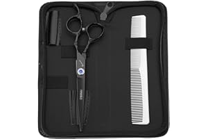 AXEMOORE 7 Zoll professionelle Haarschere, japanische Edelstahl-Haarschneideschere für Friseur