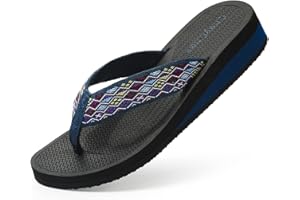 ChayChax Chanclas de Cuña para Mujer Suave Sandalias de Playa Ligero Pantuflas Verano Zapatillas Antideslizante