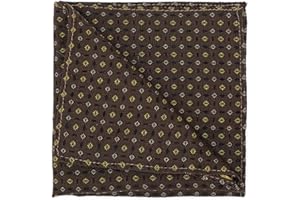 BRERA 67 - Fazzoletto da Taschino Elegante in Seta, Fazzoletti per Abiti e per Giacche 25X25 cm, Accessorio Uomo per Cerimonie e Matrimoni, Pochette Classica