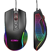 Claw's Crossfire V1 12800 Dpi Chromatic RGB Gaming Mouse with Macro Software - Black
