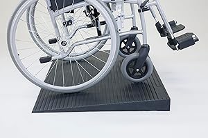 The Ramp People 7cm Rubber Threshold Wheelchair Scooter Kerb Ramp (70mm x 700mm x1000mm wide)