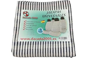 Dacada 2005 Jarapas para Asiento de Coche, 3 Piezas. Fabricada en Fibras Naturales y sintéticas,
