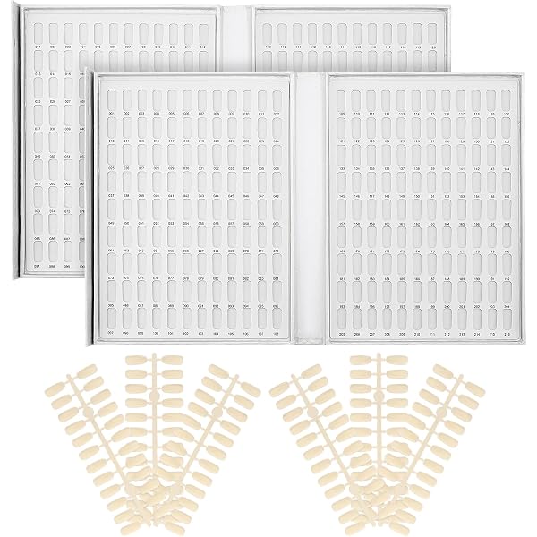 C12rtive 120 Stück Nagellack Display Spitzen Aus Acryl – Klar, Langlebig, Zum Einfachen Farben Zeigten