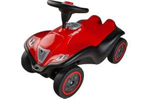 Big Bobby Car Next 2.0 samochód poślizgowy od 1 roku życia z oświetleniem LED, miejscem do przechowywania, kierownicą dźwiękową, szeptami i nowymi funkcjami, pojazd dla dzieci w wieku od 1 do 5 lat