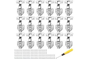 WODSTA Kitchen Cupboard Hinges 18 PCS 110 Degree Soft Close Hinges Full Overlay Kitchen Door Hinge Stainless Steel Kitchen Cupboard Hinges Soft Close Hinges for Kitchen Cupboards with Screws Screwdriver