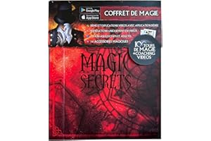 LUGY Magic Secrets - Coffret de Magie (kit Complet) - Niveau interm￩diaire/avanc￩ pour Enfant ￠ partir de 9 Ans + Adulte - Bo￮Te de Tours de Magie + Carte - 100 Tours + tutoriel vid￩o + app Mobile