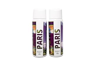 GLAMOUR PARFUM - Pack de 2 Recambios de Ambientador de Hogar París - 300 ml - Aroma Floral y Afrutado - Fragancia de Larga Duración - Ambientador Textil - para Pulverizar en la Cama o en Cortinas