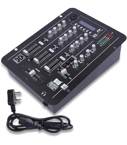 Gemini Sound MDJ Series MDJ-600 Professional Audio DJ Mixer Media