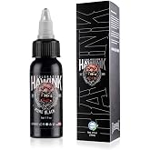 HAWINK Pure Black Professional Tattoo Ink 1oz (30ml) Tattoo Ink Black Pure TI203-30-001